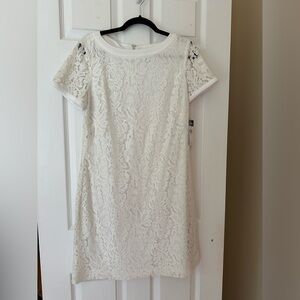 Chaps white dress NWT